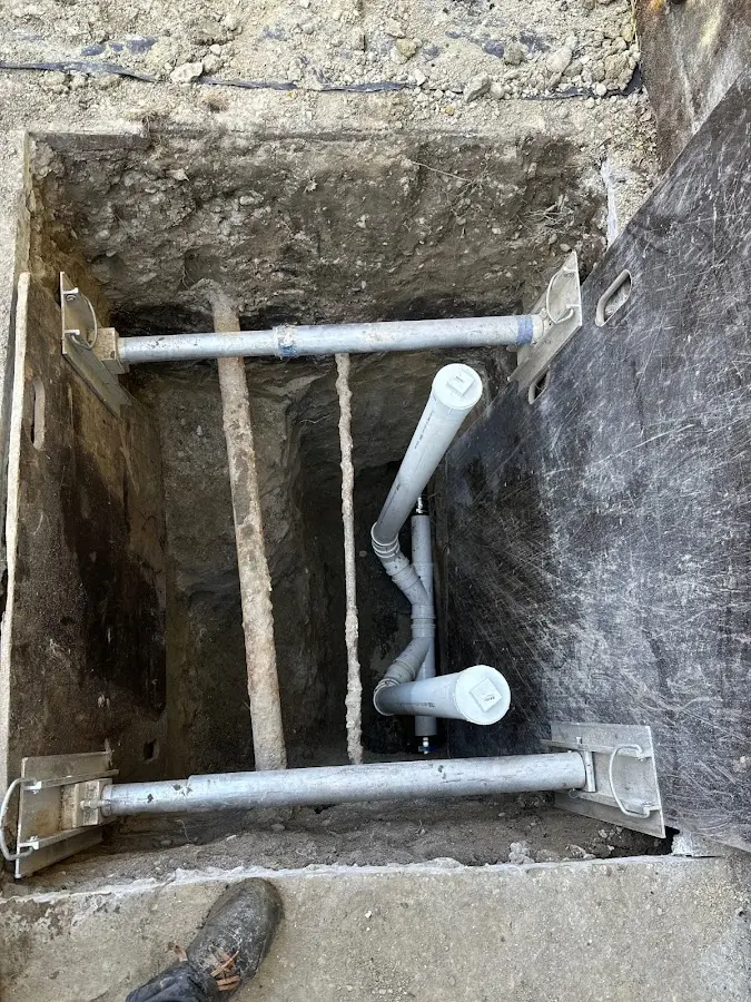 Experienced plumber completing Gas Line Repair work in Maize